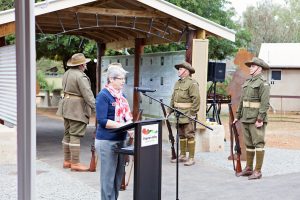 Jenny MacKay Opening of Fallen Soldiers Tribute Nanson