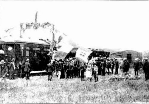1910 Nabawa Siding. Governors Train to Naraling 1910 Nabawa Siding. Governors Train to Naraling